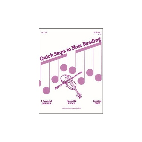 Quick Steps to Notereading Vol 1 for Violin - 20 Pages