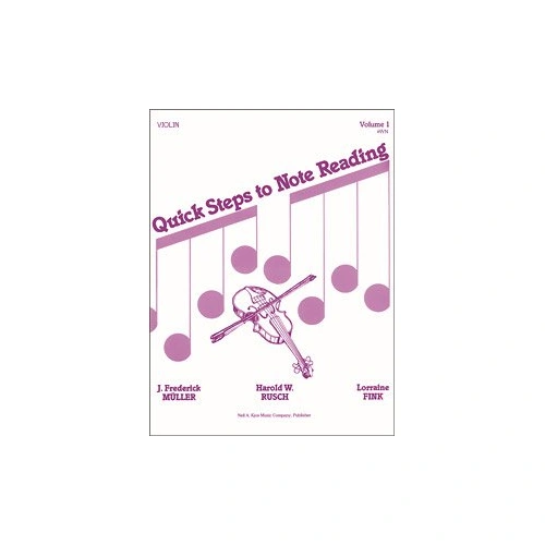 Quick Steps to Notereading Vol 1 for Violin