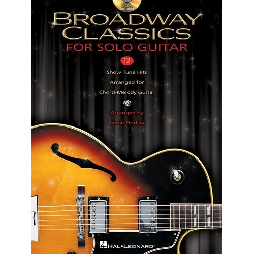 Broadway Classics Chord Melody Guitar Book/CD (Softcover Book/CD)