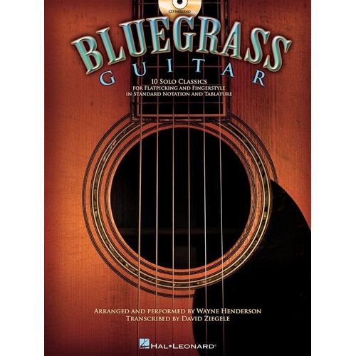 Bluegrass Guitar Notes and Tab Book/CD by Hal Leonard