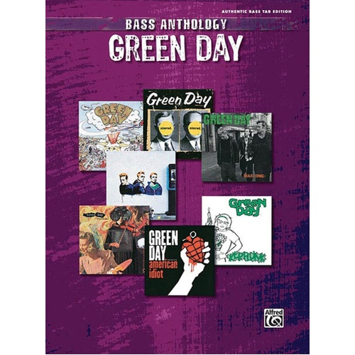 Green Day Bass Anthology Bass TAB (Softcover Book)