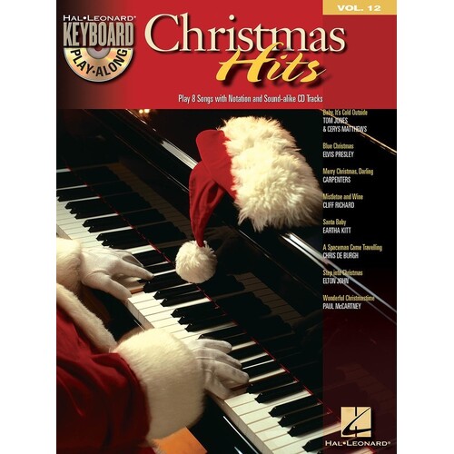 Christmas Hits Keyboard Play Along Book/CD V12 (Softcover Book/CD)
