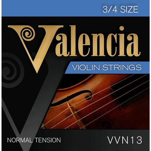 Valencia Violin Strings For 3 Quarter 3/4 Size Violin Full Set
