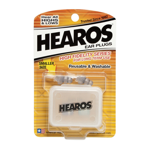 Hearos Ear Plugs Professional Hi Fidelity Smaller Size