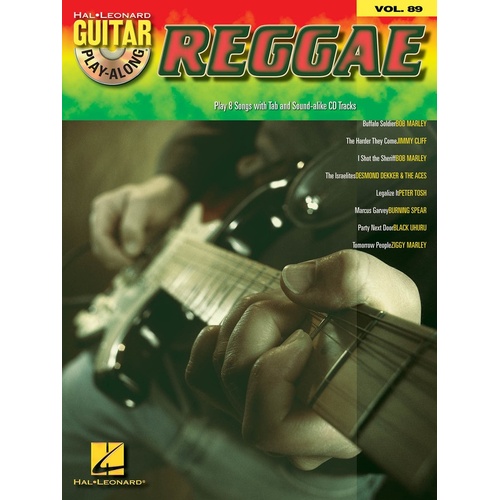 Reggae Guitar Play Along Book/CD V89 (Softcover Book/CD)