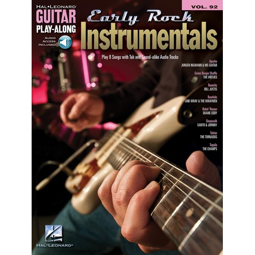 Early Rock Instrumentals Guitr Playalong V92 Book/Online Audio (Softcover Book/Online Audio)