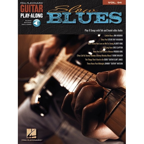 Slow Blues Guitar Play-Along V94 BK/OLA