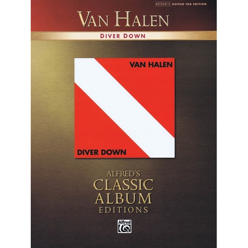 Diver Down Guitar TAB (Softcover Book)
