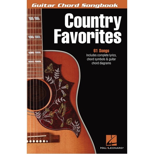 Country Favorites Guitar Chord Songbook (Softcover Book)