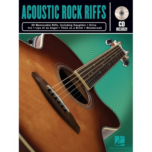 Riff Notes Acoustic Rock Book/CD