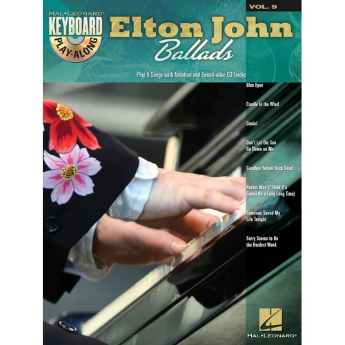 Elton John Keyboard Playalong V9 Book/CD (Softcover Book/CD)