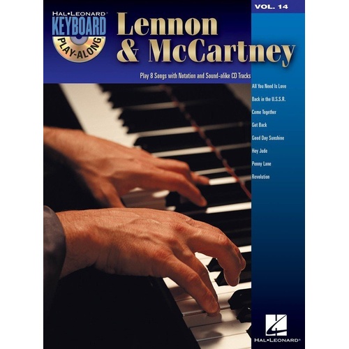 Lennon & McCartney Keyboard Play-Along Book with CD V14
