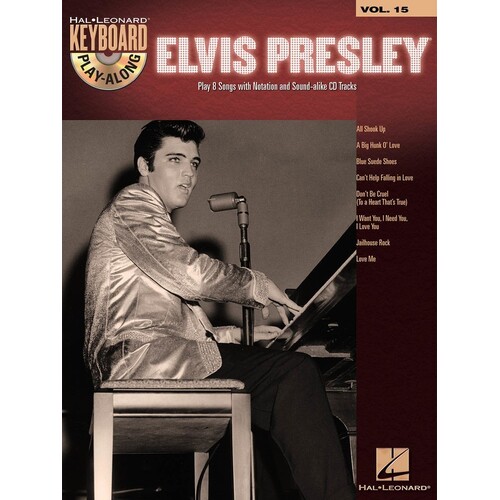 Elvis Presley Keyboard Playalong Book/CD V15 (Softcover Book/CD)