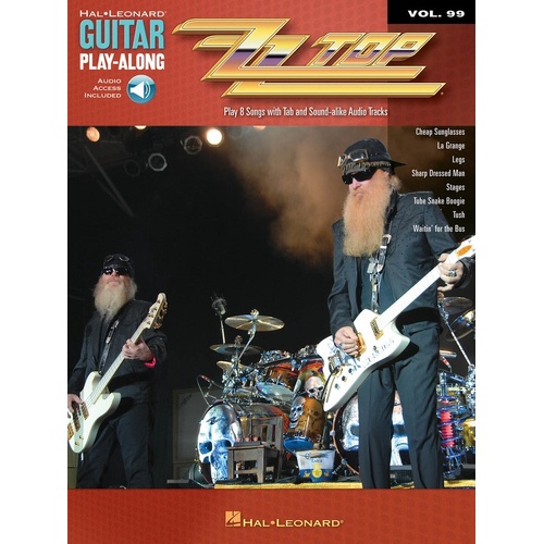 ZZ Top Guitar Play Along Book/CD V99 (Softcover Book/CD)