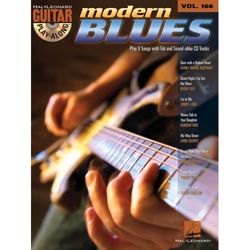 Modern Blues Guitar Play Along Book/CD V166 (Softcover Book/CD)
