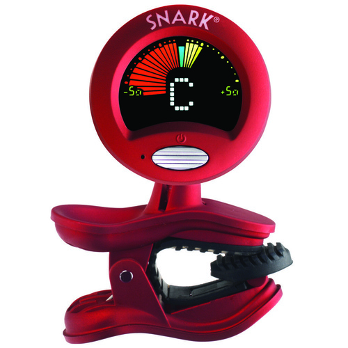Snark Chromatic Clip On Instrument Tuner and Visual Metronome Red