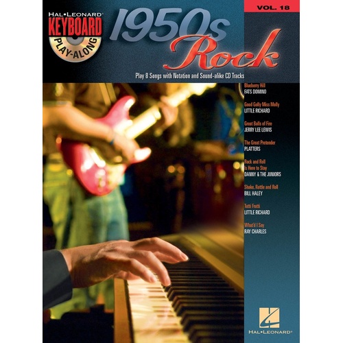 1950s Rock Keyboard Play Along Book/CD V18 (Softcover Book/CD)