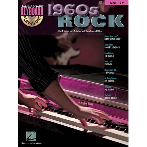 1960s Rock Keyboard Play-Along BK/CD V17