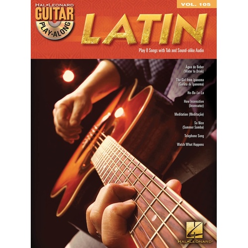 Latin Guitar Playalong V105 Book/CD (Softcover Book/CD)