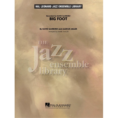 Big Foot Alto Sax Feature Jel4 (Music Score/Parts)
