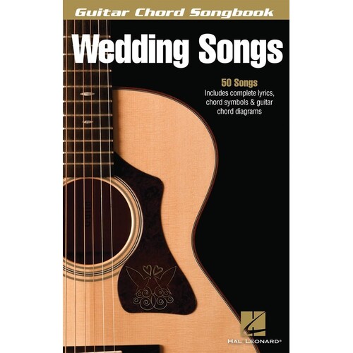 Guitar Chord Songbook Wedding Songs (Softcover Book)