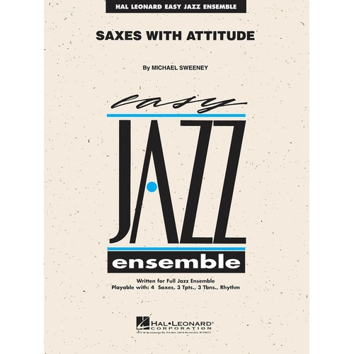 Saxes With Attitude Junior Ensemble 2 (Music Score/Parts/CD)