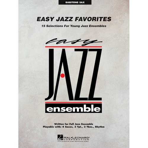 Easy Jazz Favorites Baritone Sax (Softcover Book)