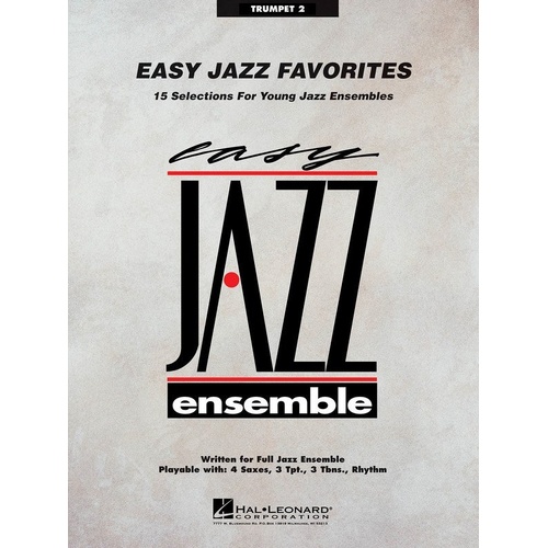 Easy Jazz Favorites Trumpet 2 - 15 Arrangements for Jazz Ensemble