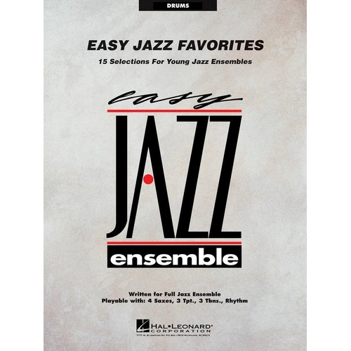 Easy Jazz Favorites for Drums - 15 Charts from Easy Jazz Ensemble Series
