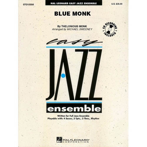 Blue Monk Junior Ensemble 2 (Music Score/Parts/CD)