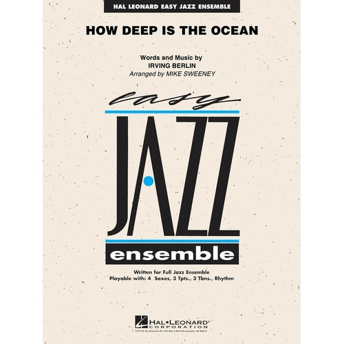How Deep Is The Ocean Junior Ensemble 2 Book/CD (Music Score/Parts/CD)
