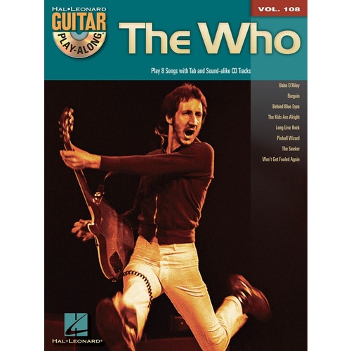 Who Guitar Play Along V108 Book/CD Guitar (Softcover Book/CD)