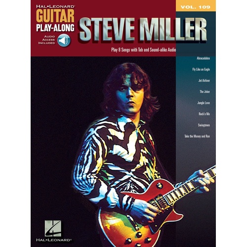 Steve Miller Guitar Play Along Book/CD V109 (Softcover Book/CD)