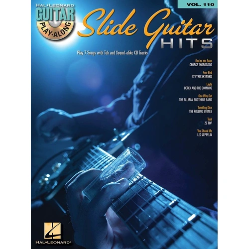 Slide Guitar Hits Guitar Play-Along V110 BK/CD