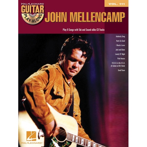 John Mellencamp Guitar Play Along V111 Book/CD (Softcover Book/CD)