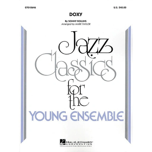 Doxy Jazz Ensemble Arrangement by Mark Taylor