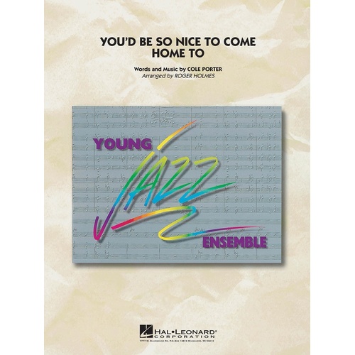 Youd Be So Nice To Come Junior Ensemble 3 (Music Score/Parts)