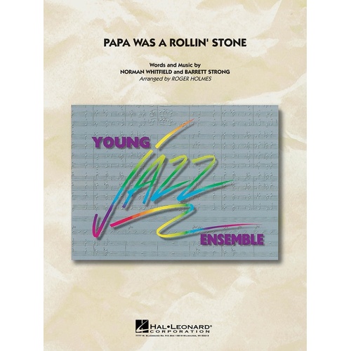 Papa Was A Rolling Stone Junior Ensemble 3 (Music Score/Parts)