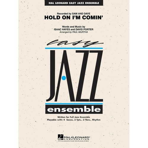 Hold On Im Coming Junior Ensemble 2 (Music Score/Parts/CD)