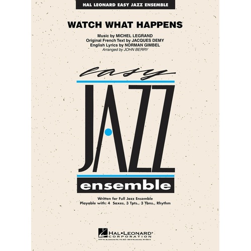 Watch What Happens Junior Ensemble 2 (Music Score/Parts/CD)