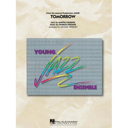Tomorrow Junior Ensemble 3 From Annie (Music Score/Parts)
