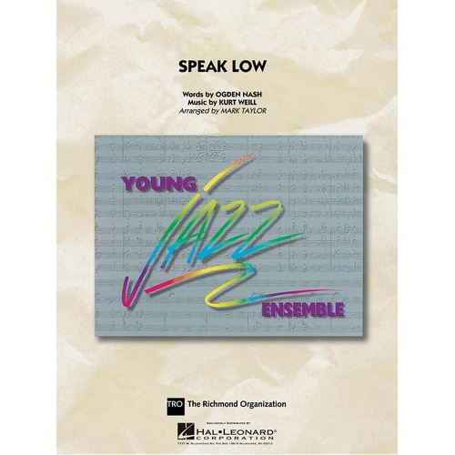 Speak Low Junior Ensemble 3 (Music Score/Parts)