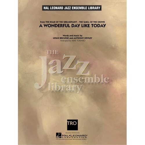 A Wonderful Day Like Today Jel4 (Music Score/Parts)