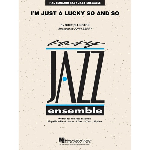 Im Just A Lucky So And So Junior Ensemble 2 (Music Score/Parts/CD)