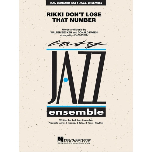 Rikki Dont Lose That Number Junior Ensemble 2 Score/Parts (Music Score/Parts/CD)