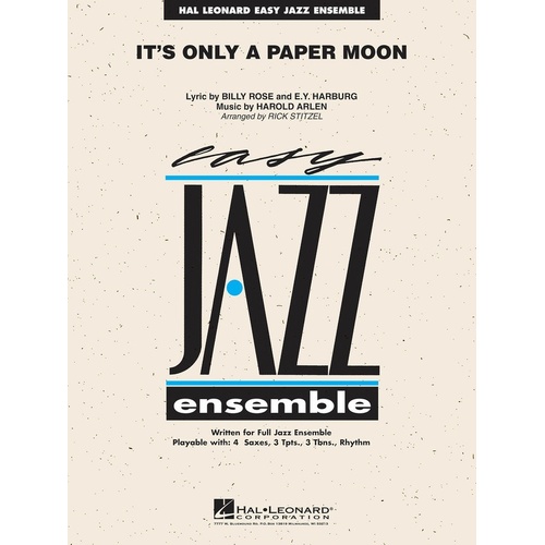 Its Only A Paper Moon Junior Ensemble 2 (Music Score/Parts/CD)