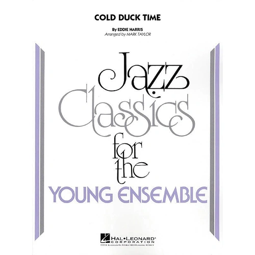 Cold Duck Time for Band - Hal Leonard - Young Jazz Classics