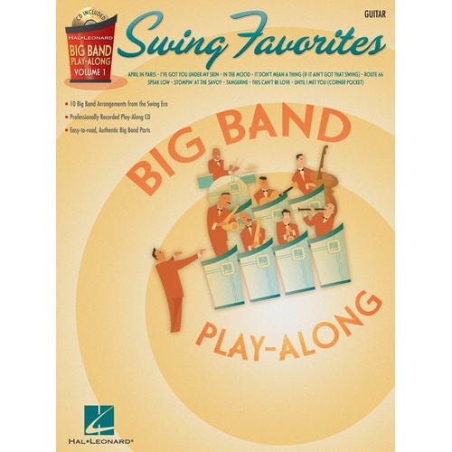 Big Band Play Along V1 Swing Fav Book/CD Guitar (Softcover Book/CD)