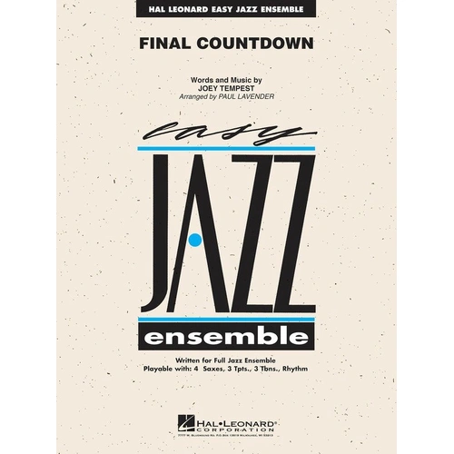 Final Countdown JE2 SC/PTS - Jazz Ensemble Arrangement with Performance CD