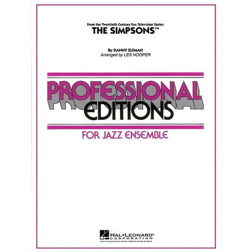 The Simpsons Jazz Ensemble Arrangement by Les Hooper